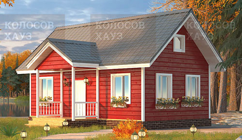 Каркасный дом Финляндия Д-5 2 этажа 7x8 85м2 – Колосов Хауз