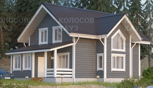 Каркасный дом Скандинавия 17 2 этажа 10x11 169м2 – Колосов Хауз